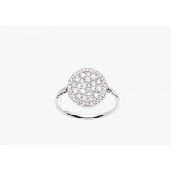 Ring-Pendant Les Renversantes Silver - Full Diamonds 049